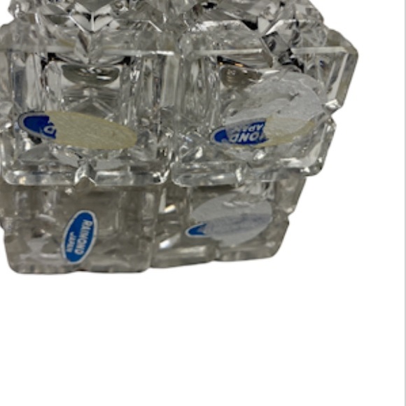 Set of 4 Raimond Silverplate Salt & Pepper Cellars Shakers Different Color Caps - Picture 5 of 6